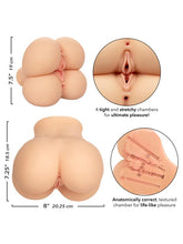 California Exotics Stroke It Double Fuck Heavy Duty Male Stroker Realistic Butts And Vaginas